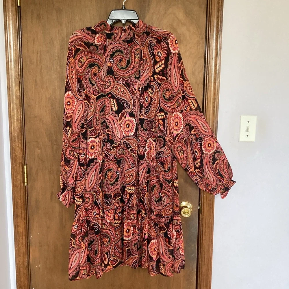 Relisted Harper 241 boho paisley floral print dress 20W - Picture 11 of 17